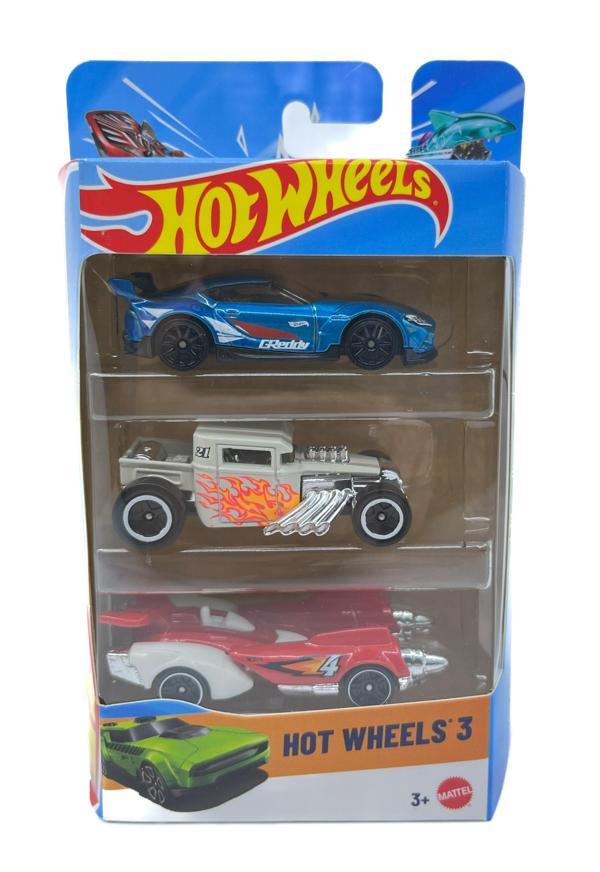 Hot Wheels 3'lü Araba Seti - Set 9 - Image 1