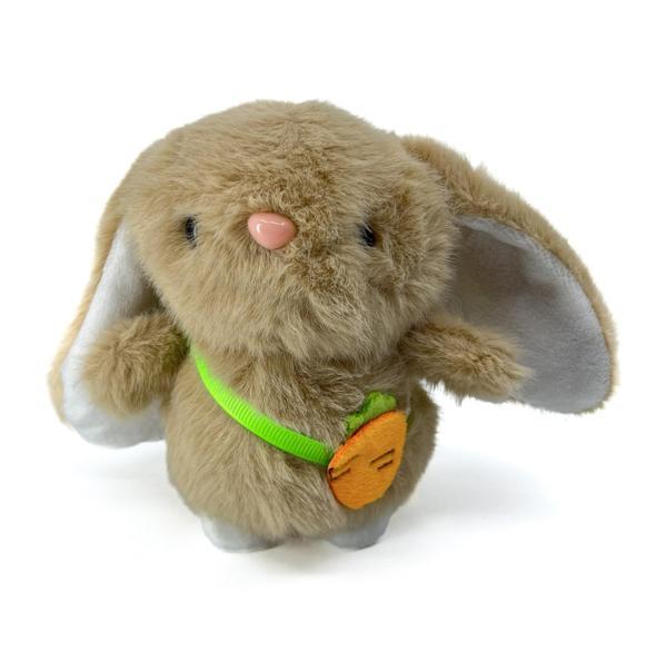 Sevimli Kahverengi Tavşan Büyük Kulak Peluş Anahtarlık - Image 1