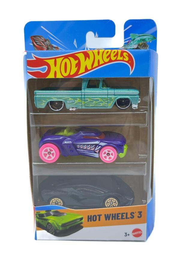 Hot Wheels 3'lü Araba Seti - Set 10 - Image 1