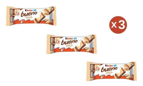 Kinder Bueno White Çikolata 39 gr (3 ADET) - Image 1