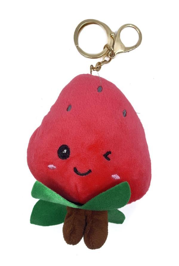 Sevimli Çilek Peluş Anahtarlık - Image 1