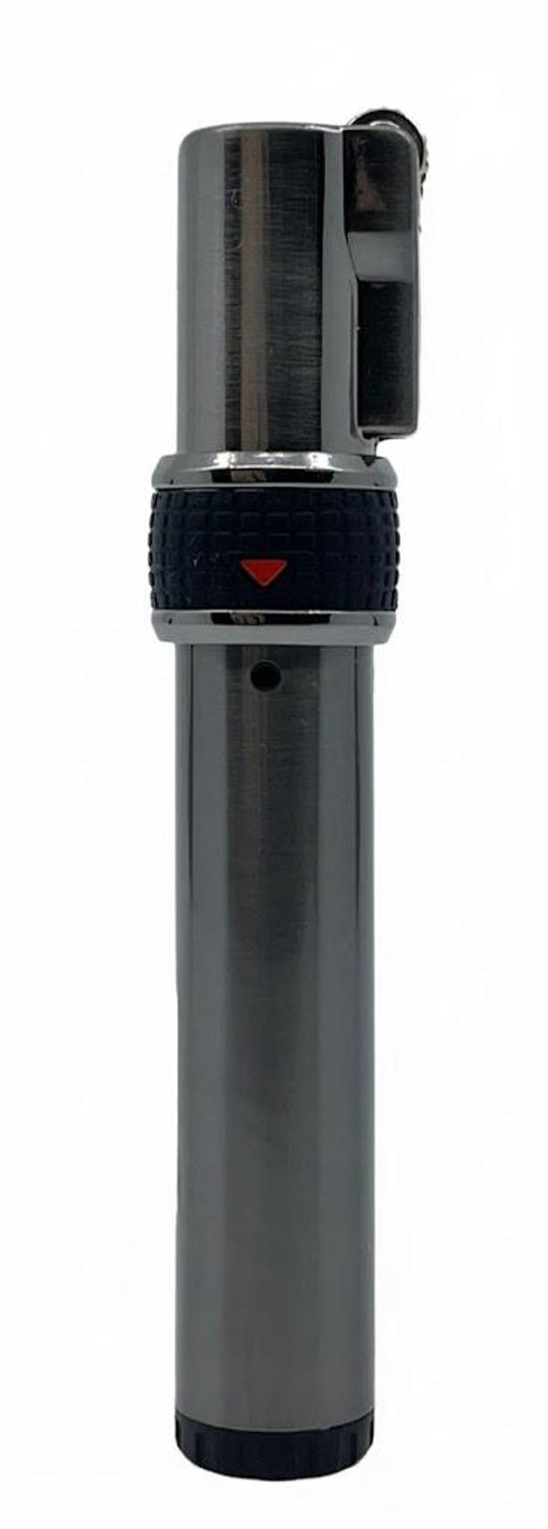 Zenit Tek Torch Jet Alev Metal Çakmak - Siyah - Image 1