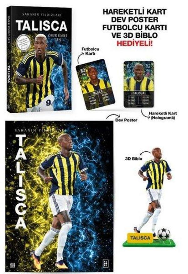 Talisca-Sahanın Yıldızları - Hareketli Kart - Dev Poster - Futbolcu Kartı ve 3D Biblo Hediyeli! - Parodi Yayınları - Image 1