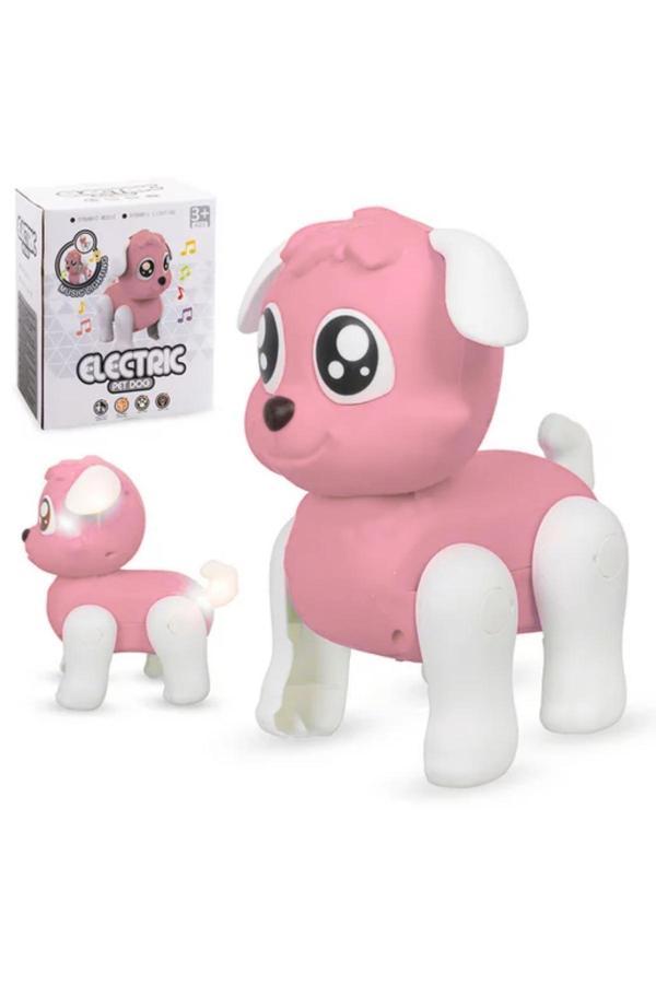 Boratila Toys Pilli Işıklı Müzikli Yürüyen Tatlı Köpek Pembe - Image 1