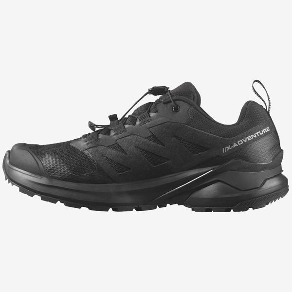 Salomon X Adventure Gro Tex Outdoor Shoes Kadın Su Geçirmez Outdoor Ayakkabı Siyah - Image 1