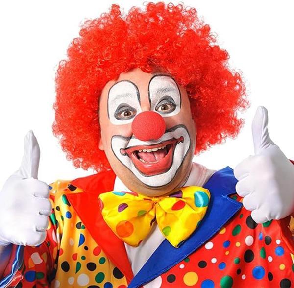 Kırmızı Renk Sünger Palyaço Burnu Takma Burun 10 Adet - Image 1