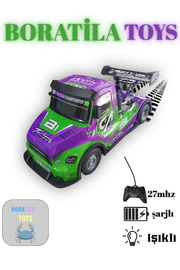 Boratila Toys 27Mhz, Şarj Olan Pilli, Off-Road, Işıklı, Uzaktan Kumandalı Kamyon - Image 1
