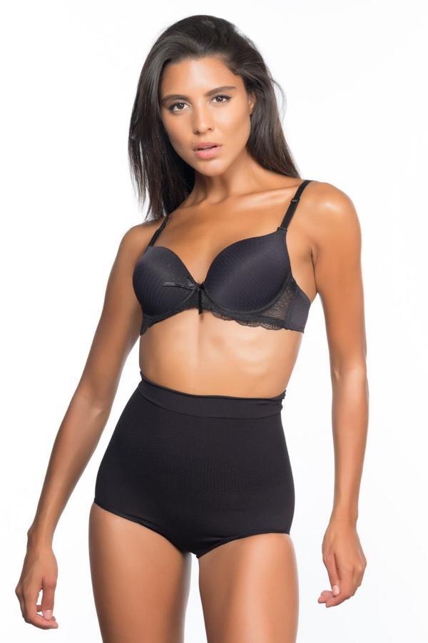 Siyah Mı Emay 2057 Yüksek Bel Masajlı Slip Korse - Image 1