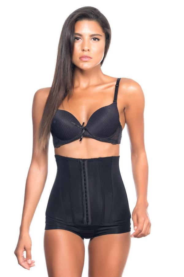 Siyah Mı Emay 2824 Yüksek Bel Balen Agraflı Slıp Lazer Korse - Image 1