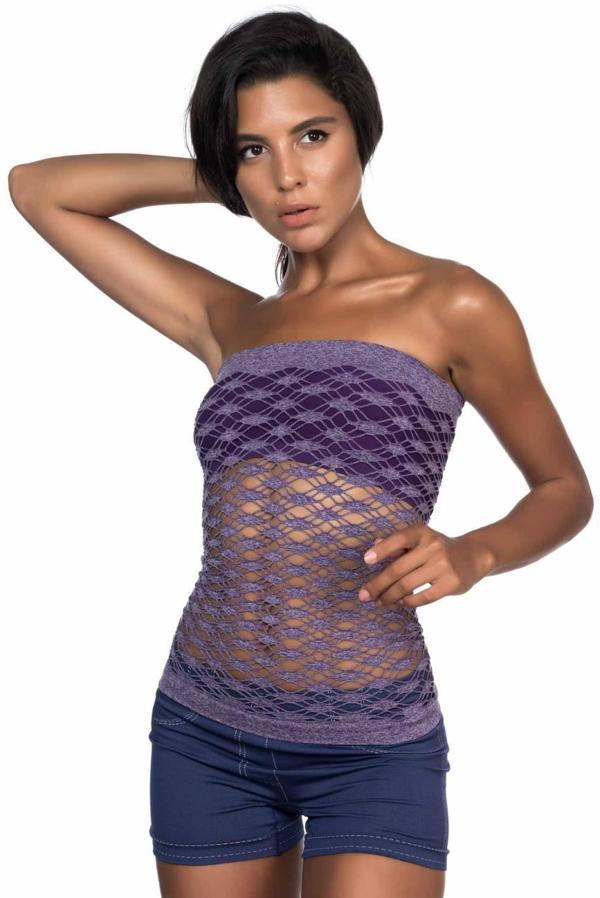 Mor Mı Emay 5034 Fantazi Büstiyer Atlet Korse - Image 1