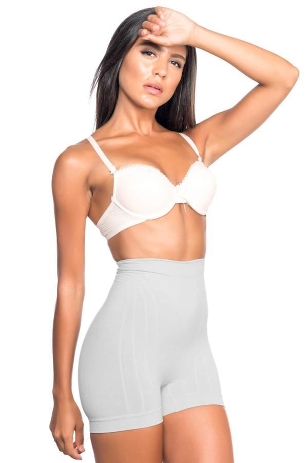 Ekru Mı Emay 7027 Düşük Bel Boxer Korse - Image 1
