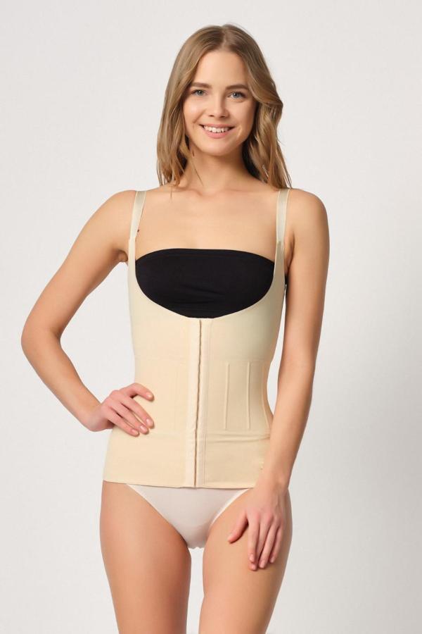 Ten Mı Emay 2946 Göğüs Altı Balen Destekli Atlet Korse - Image 1