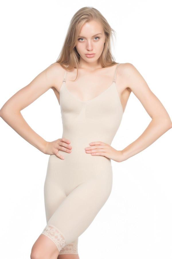 Ten Mı Emay 2031 Paçalı Dantelli Boy Korse - Image 1