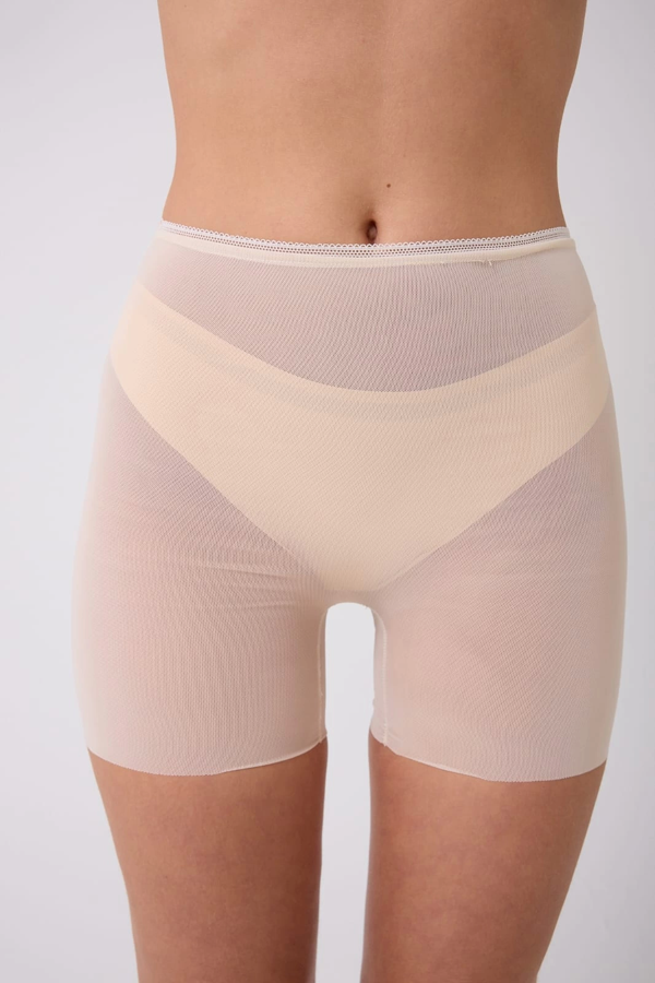 Freshness 0024 Lazer Kesim Tül Boxer Korse - Image 1