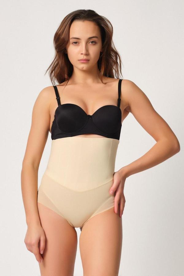 Ten Mı Emay 2945 Tül Karyokalı Slip Lazer Korse - Image 1