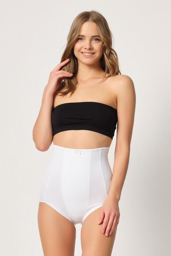 Beyaz Mı Emay 2920 Yüksek Bel Karın Desteklı Slip Lazer Korse - Image 1