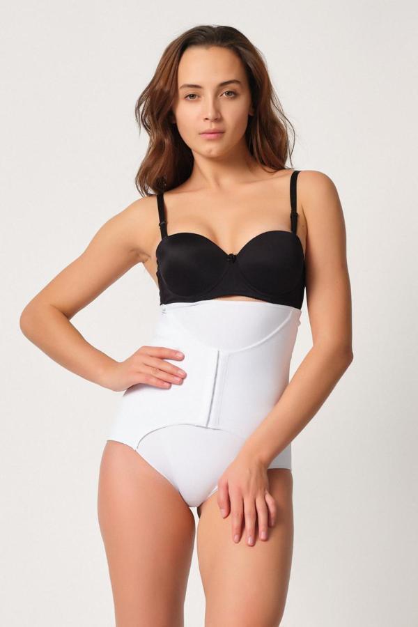 Beyaz Mı Emay 2932 Double Karın Agraf Destekli Slip Lazer Korse - Image 1