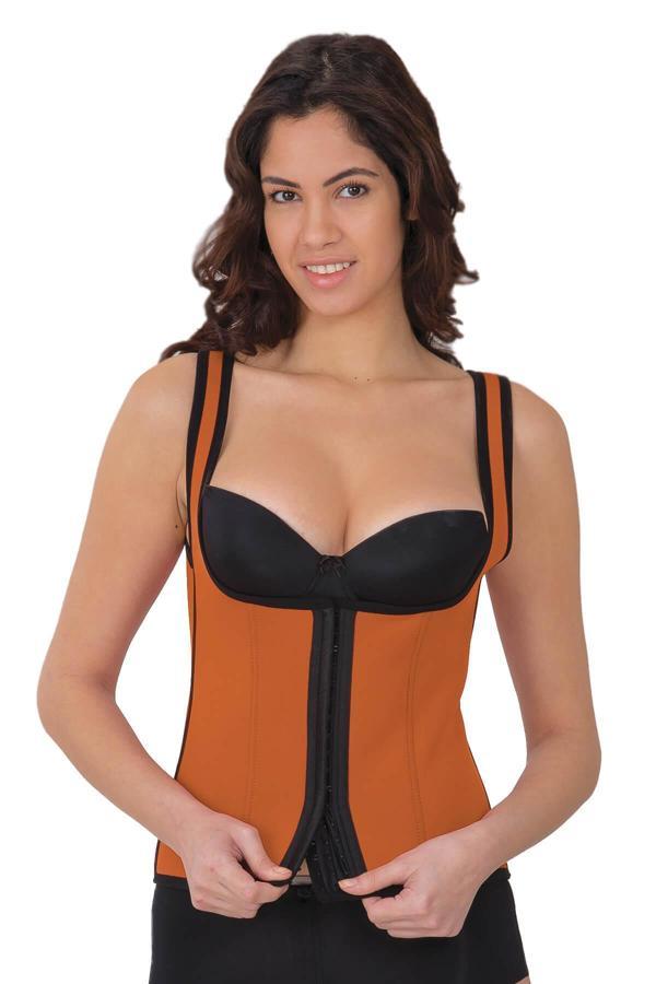 Turuncu Mı 9173 Agraflı Göğsü Açık Atlet Korse - Image 1