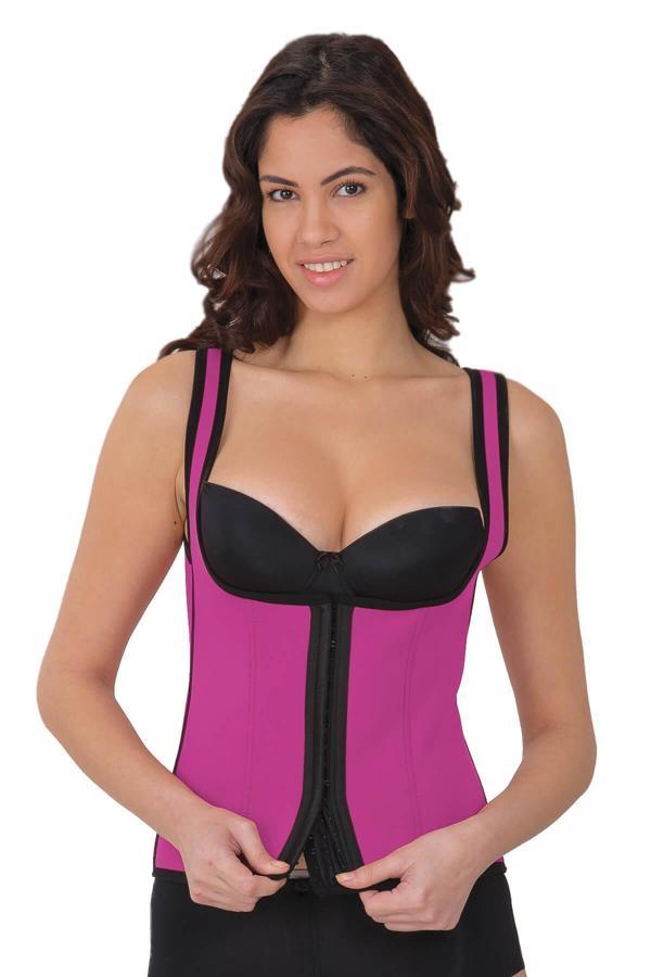 Pembe Mı 9173 Agraflı Göğsü Açık Atlet Korse - Image 1