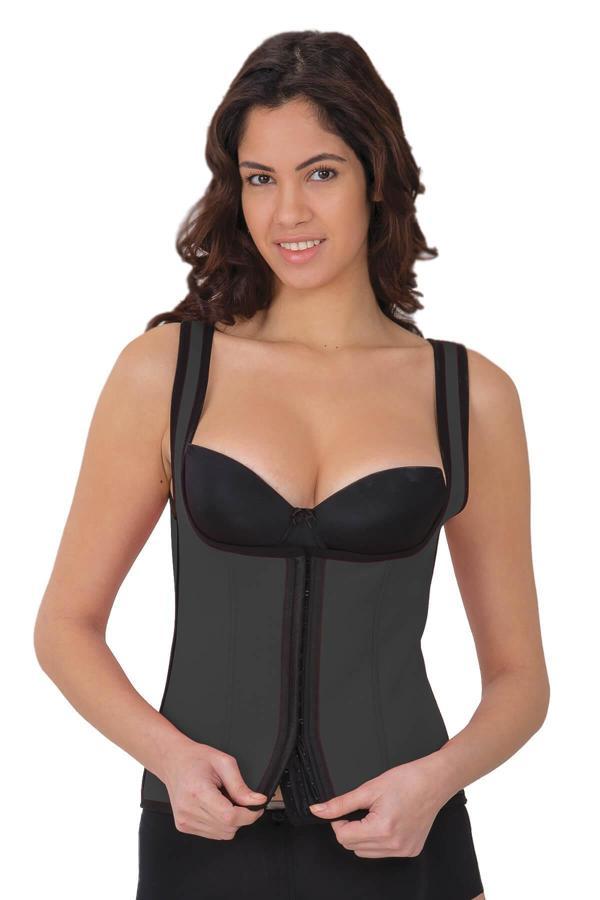 Gri Mı 9173 Agraflı Göğsü Açık Atlet Korse - Image 1