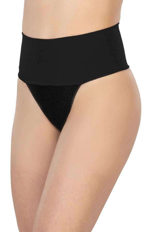 Siyah Mı 2048 Seamless Çift Renk String Korse - Image 1