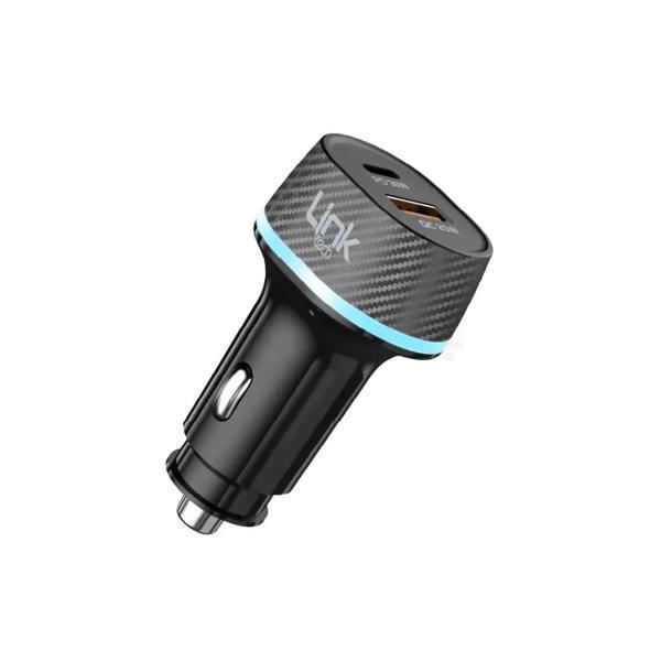 LinkTech C433 55W Dual PD30W + QC25W Araç Şarj Adaptörü - Image 1