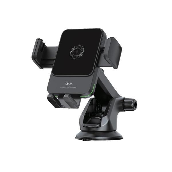 LinkTech W750 15W Kablosuz Şarj 2in1 Araç İçi Telefon Tutucu - Image 1