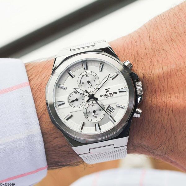 Daniel Klein DK439649 Çelik Hasır Kordonlu Erkek Kol Saati - Image 1