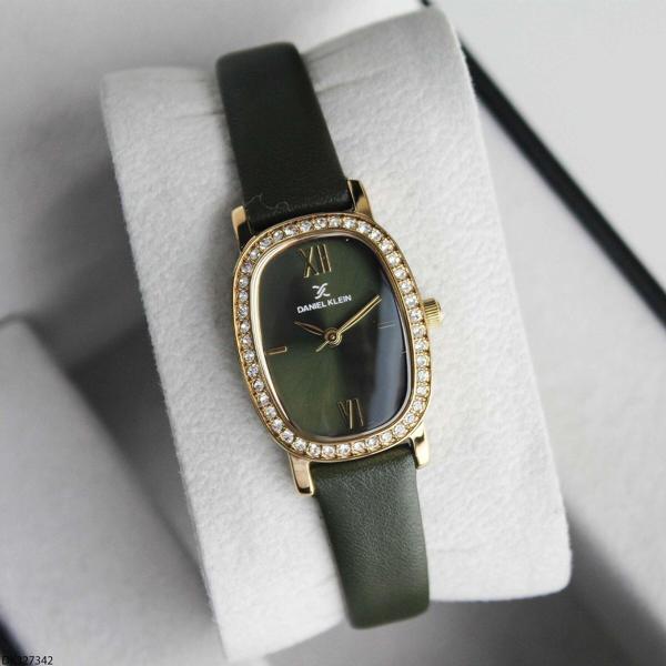 Daniel Klein DK327342 Deri Kordonlu Kadın Kol Saati - Image 1