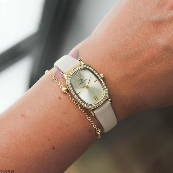 Daniel Klein DK327328 Deri Kordonlu Kadın Kol Saati - Image 1