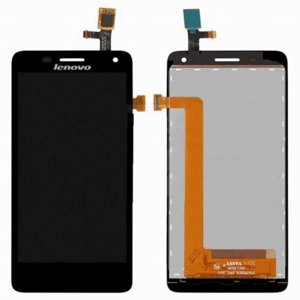 Lenovo S660 Lcd + Dokunmatik Ekran Çıtasız Siyah Cep Telefonu Ekranı - Image 1