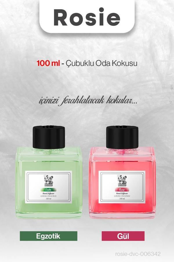 ROSIE Egzotik ve Gül Çubuklu Oda Kokusu 100 ml - Image 1