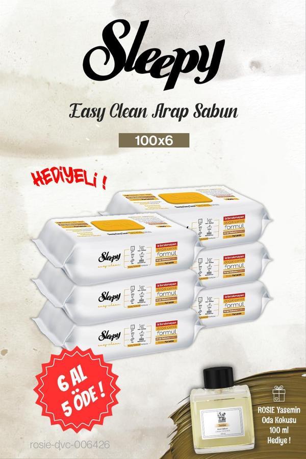 Sleepy Arap Sabun 100'lü 6 AL 5 ÖDE, Rosie Yasemin Oda Kokusu - Image 1