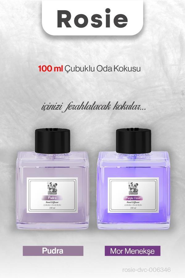 ROSIE Mor Menekşe ve Pudra Çubuklu Oda Kokusu 100 ml - Image 1