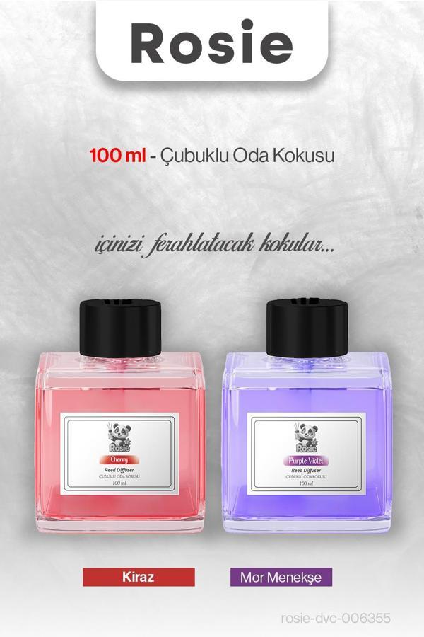 Kiraz ve Mor Menekşe ROSIE Çubuklu Oda Kokusu 100 ml - Image 1