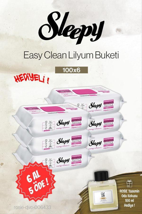 Sleepy 6 AL 5 ÖDE Lilyum Buketi 100'lü, Rosie Yasemin Oda Kokusu - Image 1