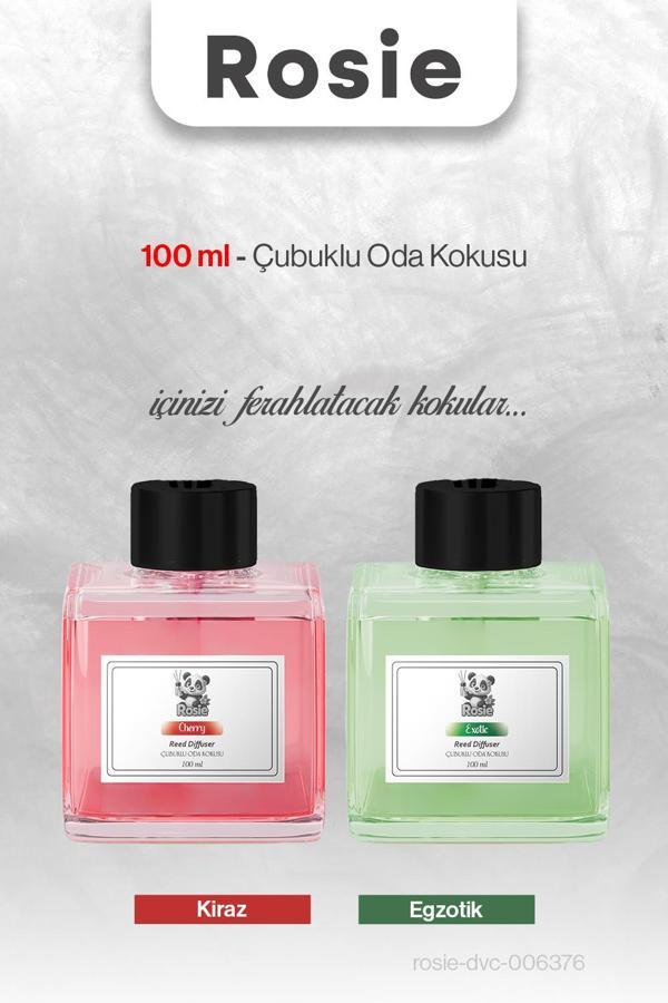 ROSIE Kiraz ve Egzotik 100 ml Çubuklu Oda Kokusu - Image 1