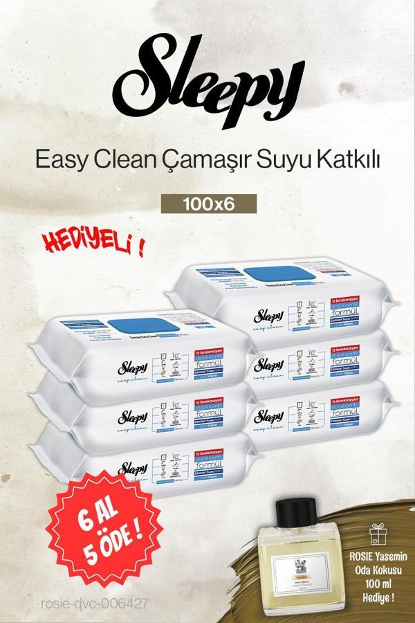 Sleepy 100'lü Çamaşır Suyu 6 AL 5 ÖDE, Rosie Yasemin Oda Kokusu - Image 1