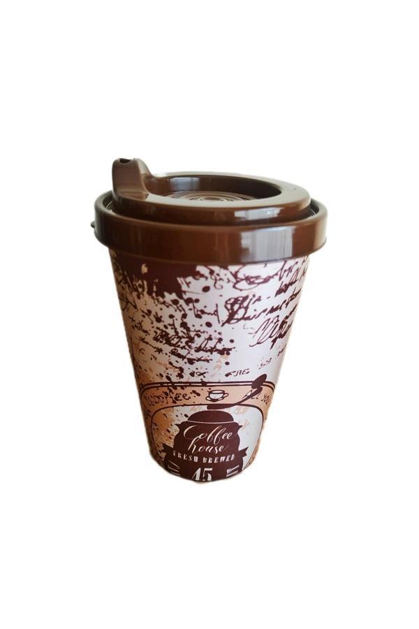 Ebrulihomeart 2 Adet Plastik Kahve Bardağı Coffee Cup - Image 1