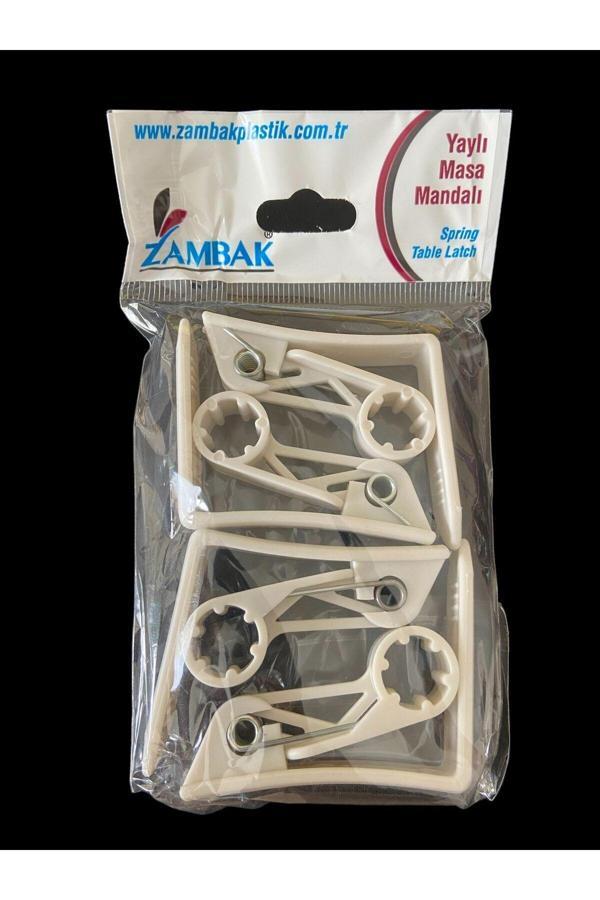 Zambak - Yaylı Masa Mandalı 4'Lü - Image 1