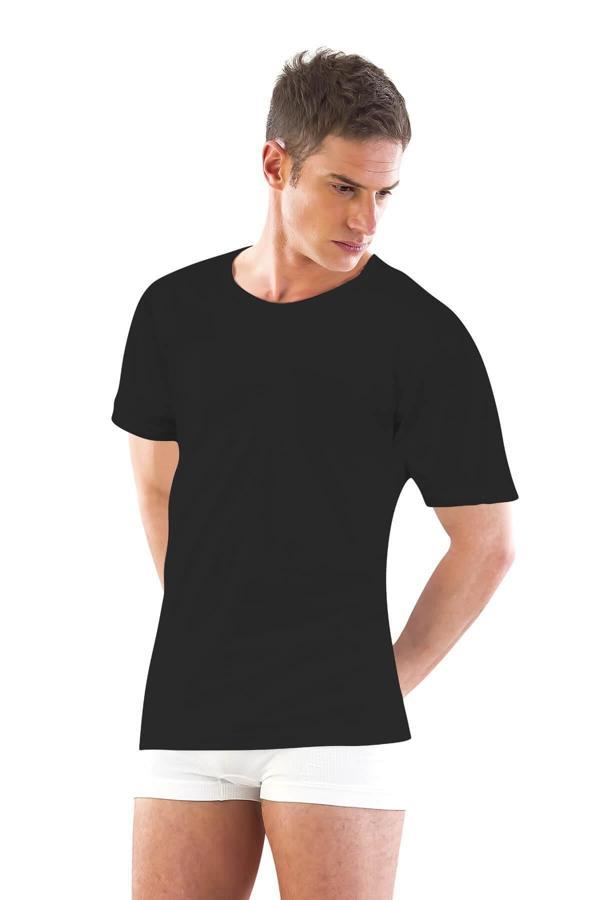 Siyah Mı Emay 12350 R Yarım Kol Erkek Atlet - Image 1