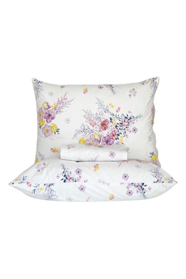 Femmstore (40 Cm Yükseklik) Premium %100 Pamuk 63 Tel Çift Kişilik Lastikli Çarşaf Takımı 160X200 40 Cm - Image 1