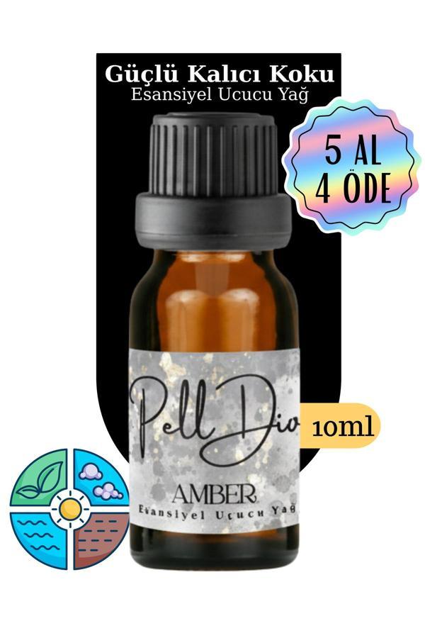 Pelldio Home Amber Esansiyel Uçucu Koku Yağı Buhurdanlık Yağı Difüzör Esansı Hobi Esans Ortam Oda 10Ml - Image 1