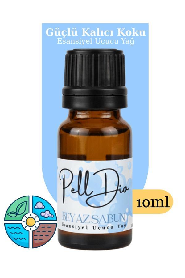 Pelldio Home Beyaz Sabun Esansiyel Uçucu Yağ, Buhurdanlık Yağı, Difüzör Esansı, Oda Kokusu 10Ml - Image 1
