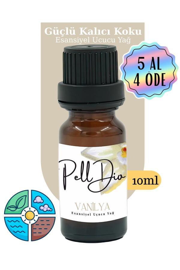Pelldio Home Vanilya Esansiyel Uçucu Koku Yağı Buhurdanlık Yağı Difüzör Esansı Hobi Esans Ortam Oda 10Ml - Image 1