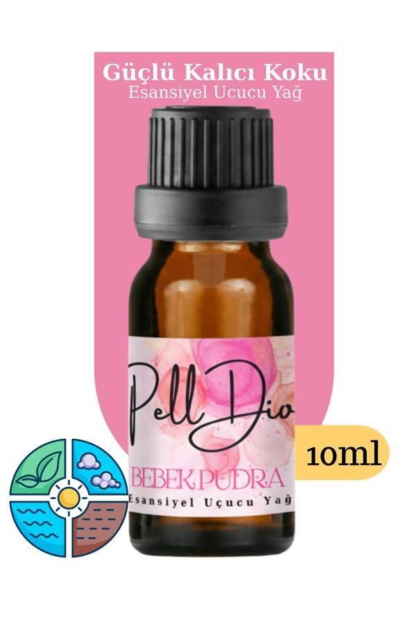 Pelldio Home Bebek Pudrası Esansiyel Uçucu Yağ, Buhurdanlık Yağı, Difüzör Esansı, Oda Kokusu 10Ml - Image 1