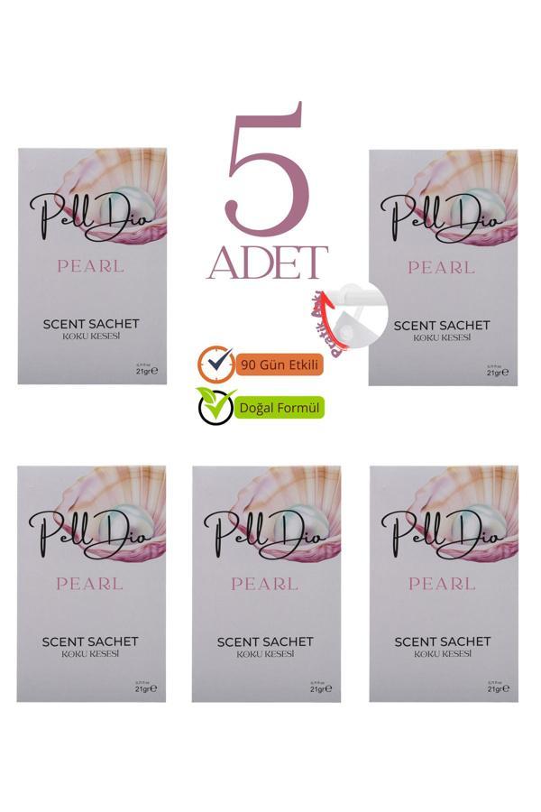 Pelldio Home 5'Li İnci Dolap Kokusu, Ayakkabılık Ve Çekmece Kokusu Kesesi - Image 1