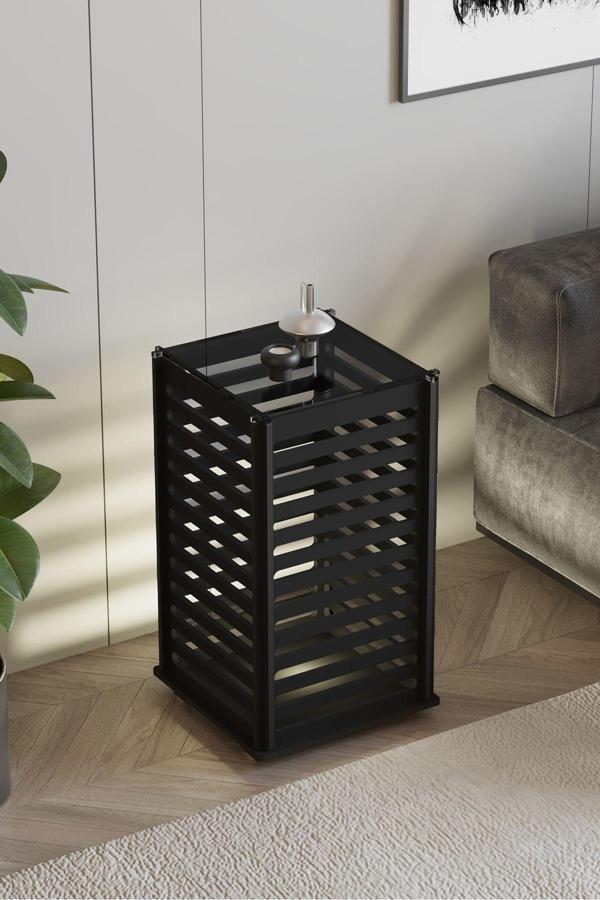 Siyah Solis Sehpa Lambader - Image 1