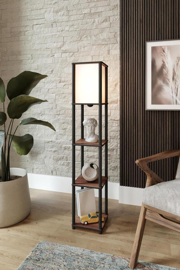 SAKAKİ RAFLI LAMBADER CEVİZ - Image 1