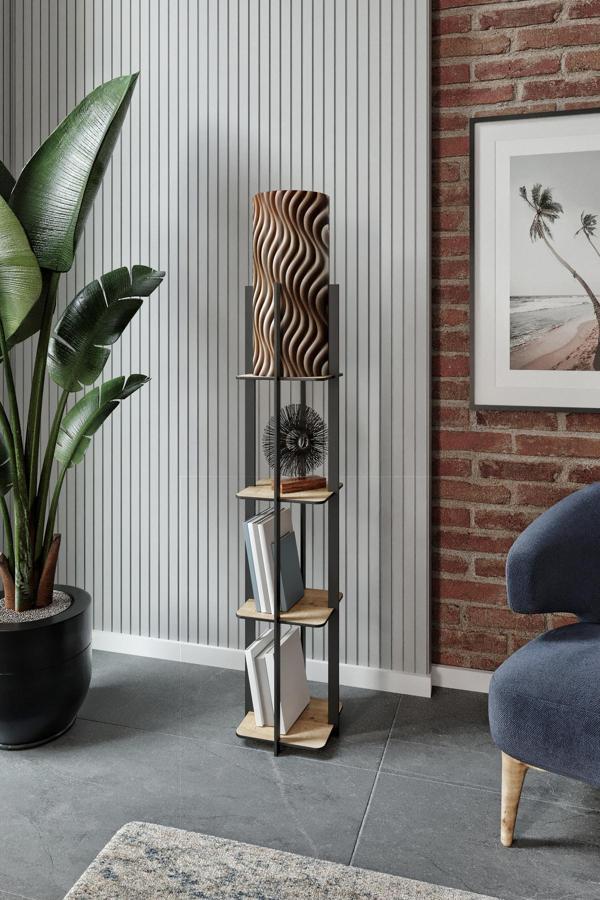 QUATTRO raflı lambader SAFİR MEŞE - Image 1